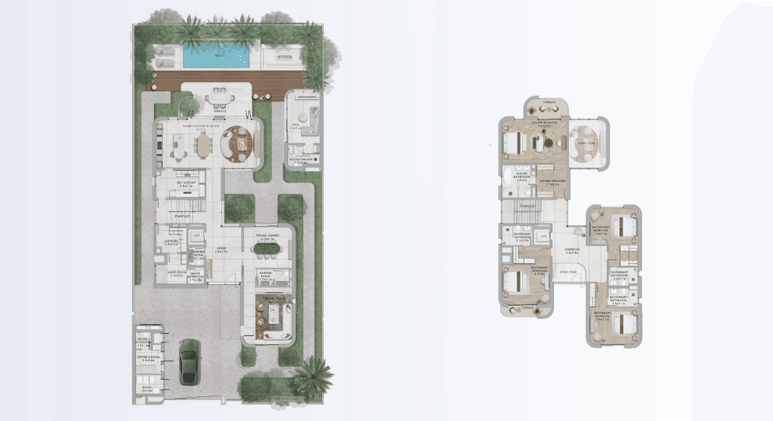 4 BED INLAND VILLA