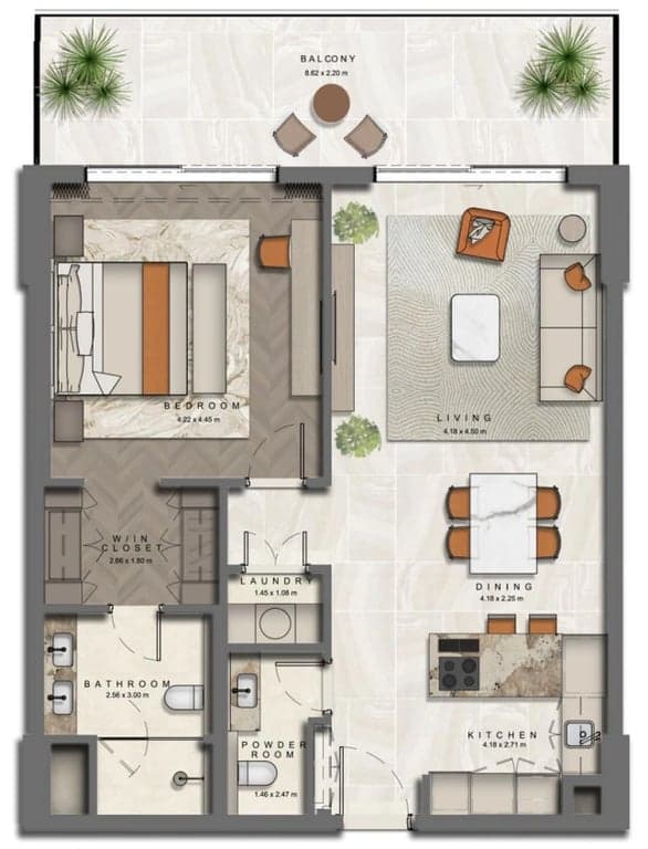 1 Bedroom