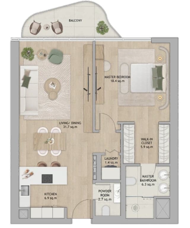 1 Bedroom