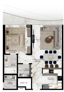 1 Bedroom Apartment